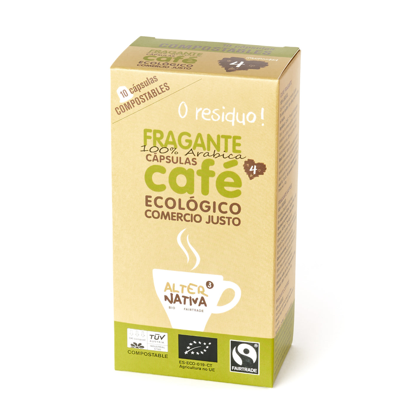 Organic Fairtrade Compostable Capsules - Alternativa3
