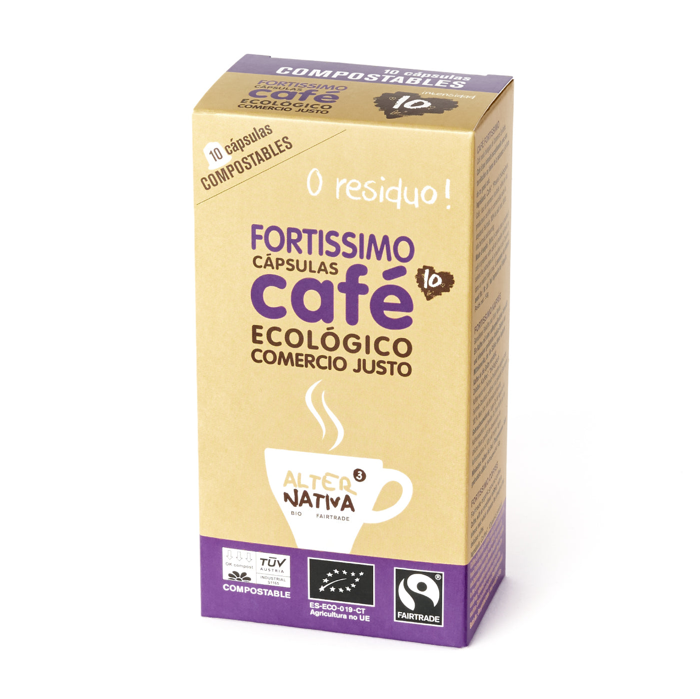Organic Fairtrade Compostable Capsules - Alternativa3