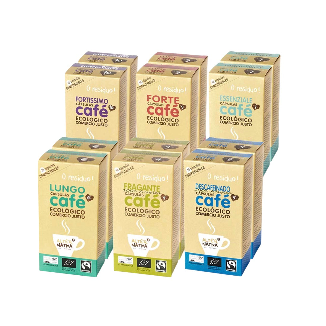 Organic Fairtrade Compostable Capsules - Alternativa3