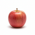 make an image of a simple organic apple on white background with a little shdadow below the apple 